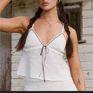 Princess Polly Trevani Ribbon Cami Top